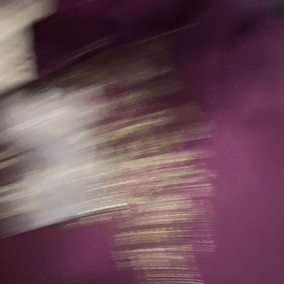 Sundance PS Purple Silk Peasant Blouse Tunic gold Floral Embroidered - Picture 4 of 6